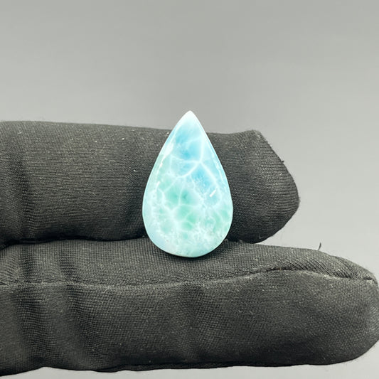 Top Quality Larimar- Loose Cabochon - Teardrop