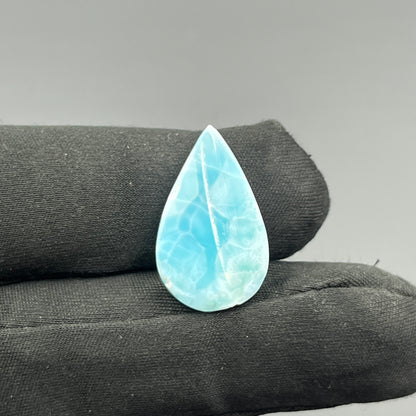 Top Quality Larimar- Loose Cabochon - Teardrop