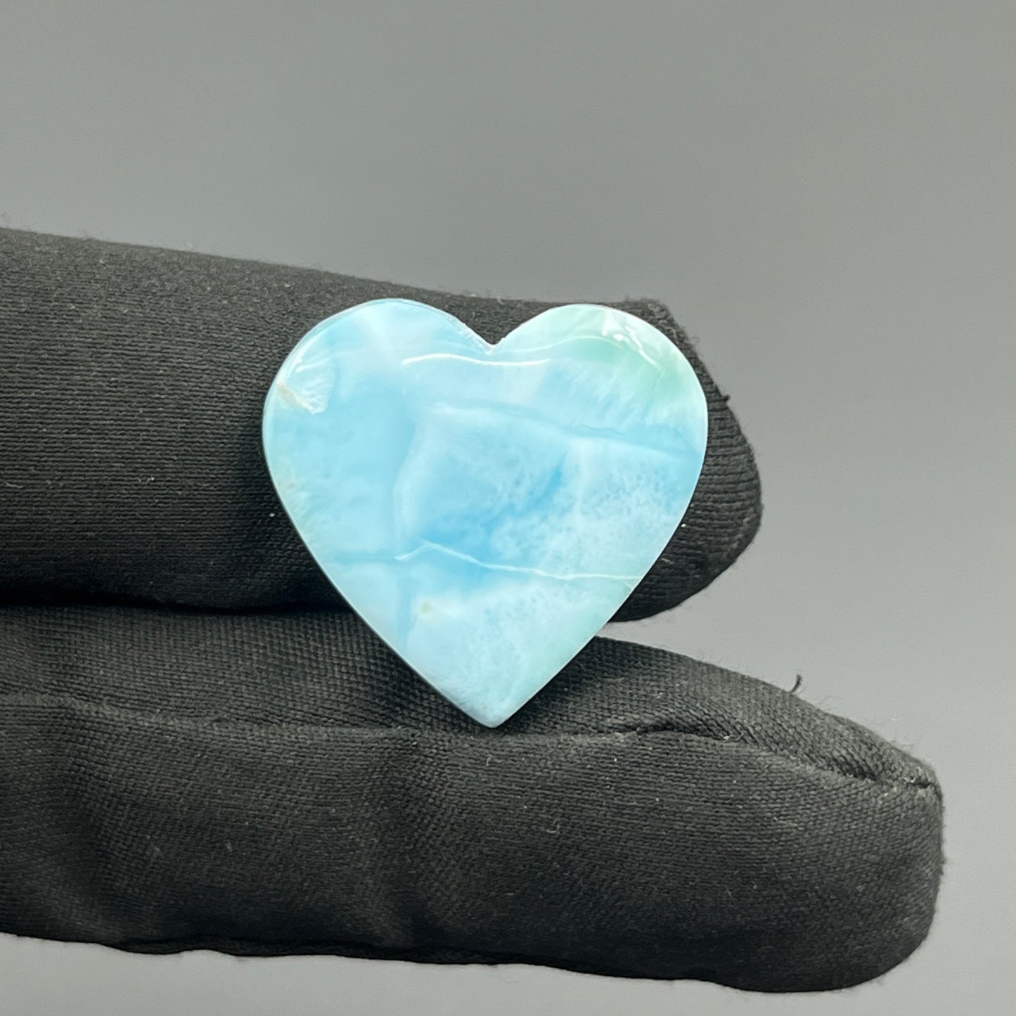 Top Quality Larimar- Loose Cabochon - Heart