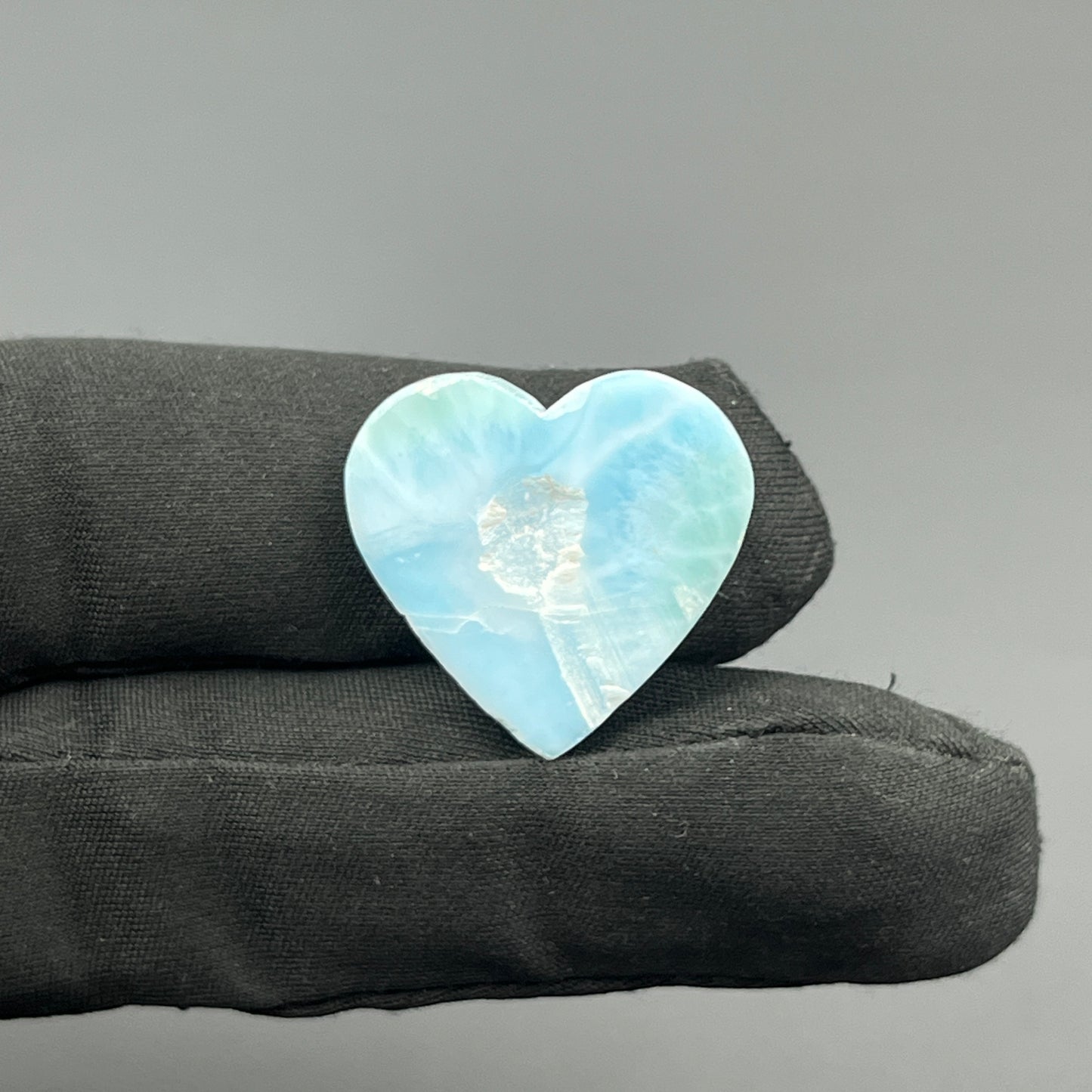Top Quality Larimar- Loose Cabochon - Heart
