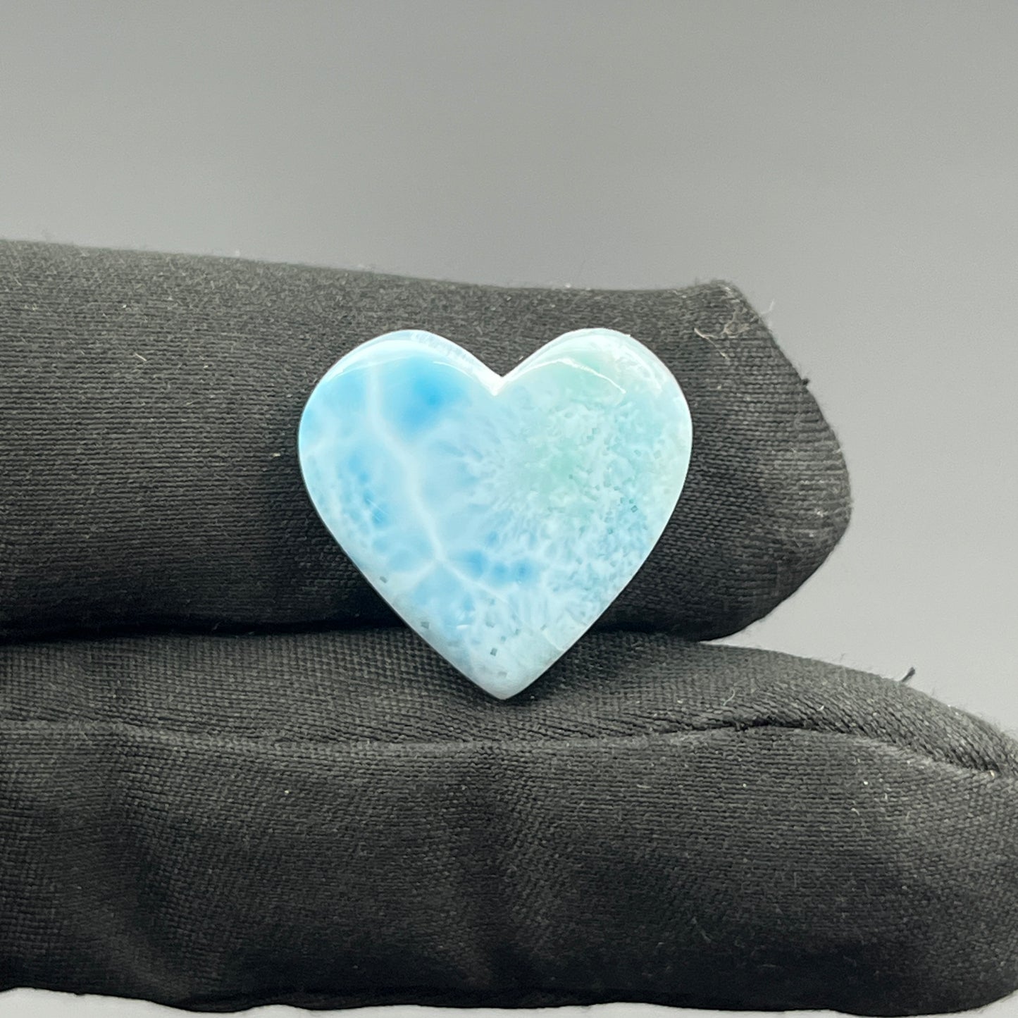 Top Quality Larimar- Loose Cabochon - Heart