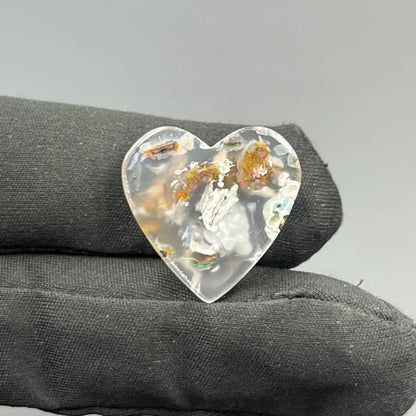 Top Quality Native Copper - Loose Cabochon - Heart