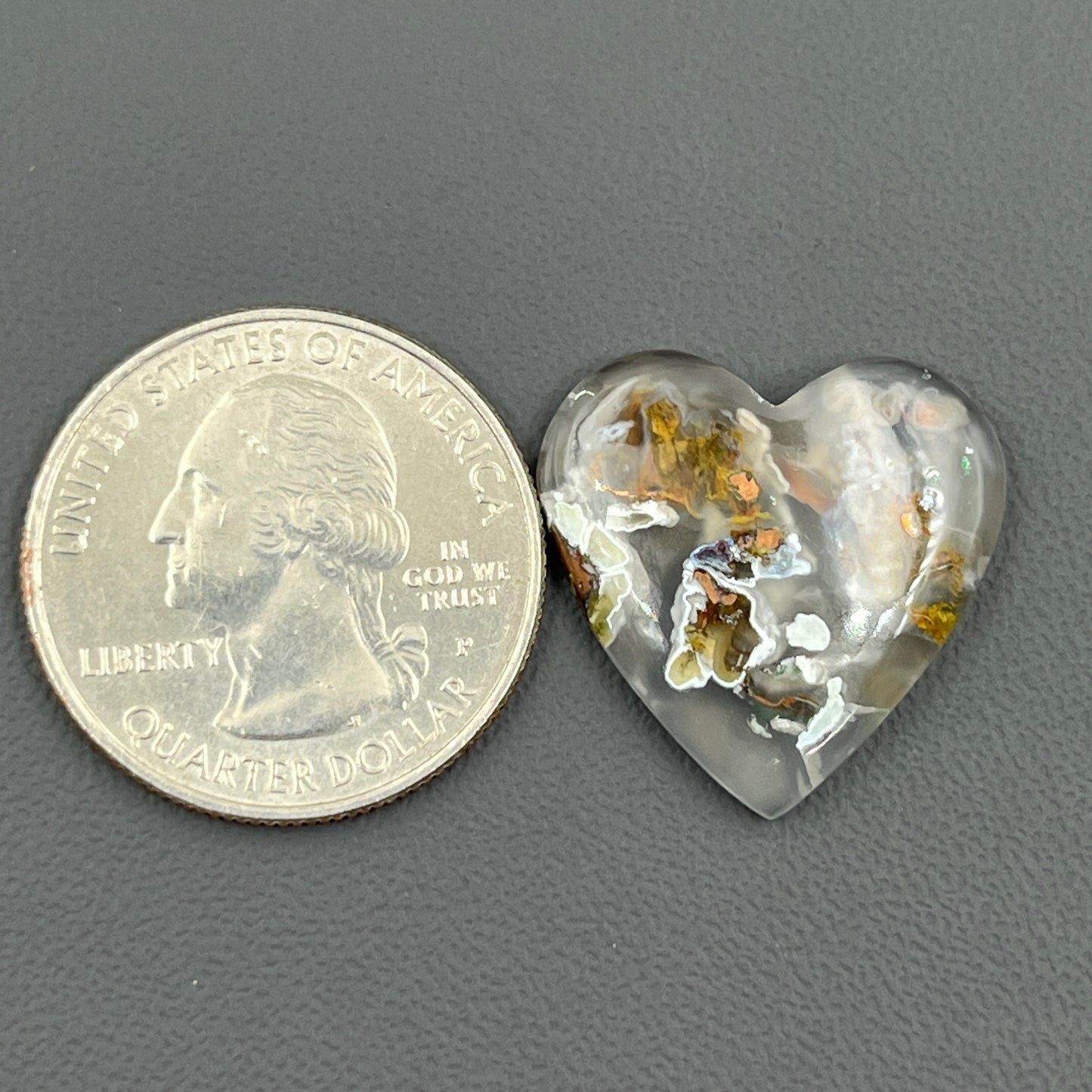 Top Quality Native Copper - Loose Cabochon - Heart