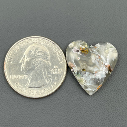 Top Quality Native Copper - Loose Cabochon - Heart