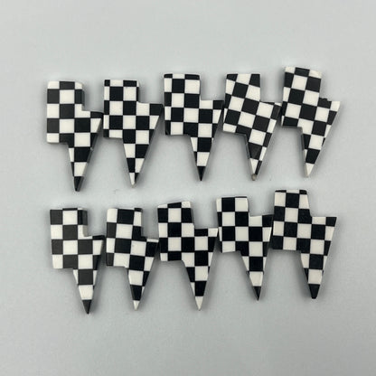 Black & White Checker Board - Thunderbolt - Wholesale Lot - 10 Pcs